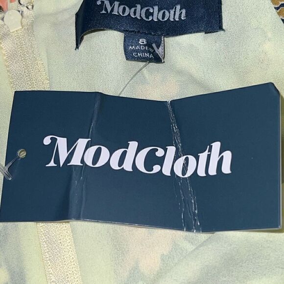 NWT ModCloth Unique Persona 70’s Inspired MIDI Dress Sz 8 - Picture 5 of 6